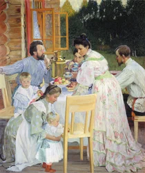 Auf der Terrasse, 1906